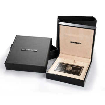 Membership card packaging vip credit card gift box