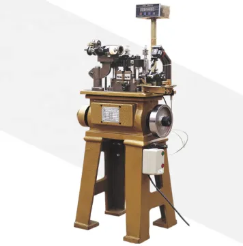 Automatic metal zipper teeth making machine
