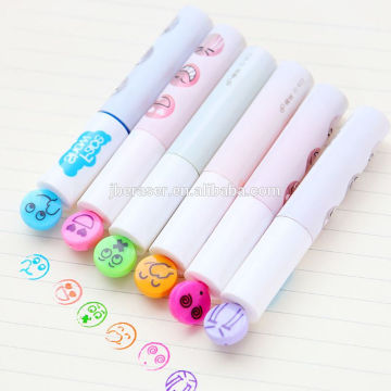 Face Seal Office Highlighter Marker Colorful Pen Painting