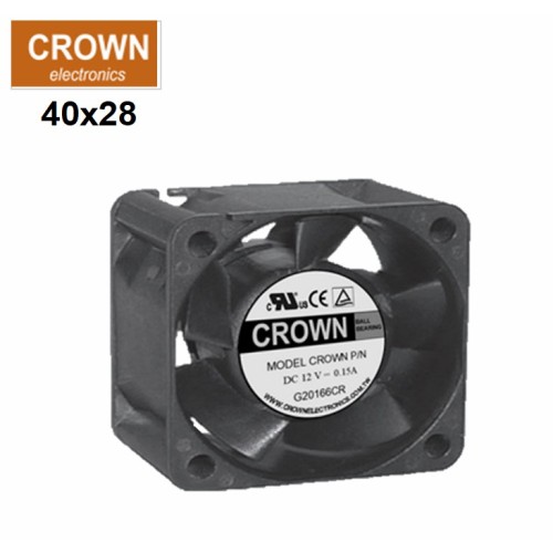 CROWN 4028 Axial Flow DC Fan 12V 24V