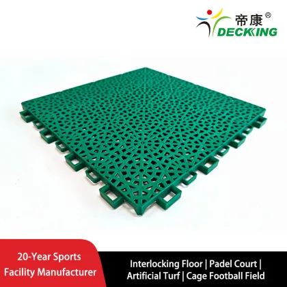 Snap‑lock Rhombus‑Flower Sports Flooring