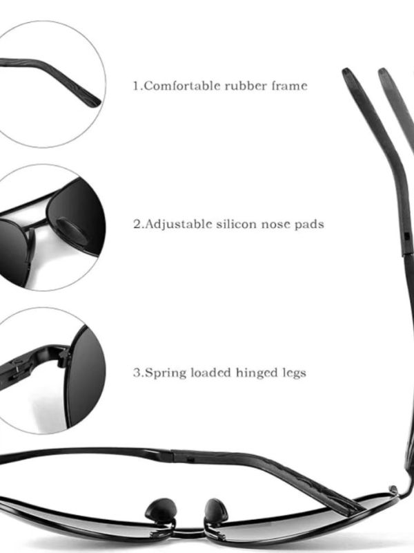 UV Light Driving Fishing Full-frame Sports Sunglasses