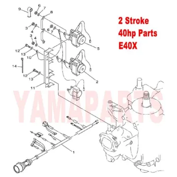 6E5-8195B-01 Relay Ass'y for Yamaha Hidea Parsun Seatan 2 Stroke 40HP Outboard Engine Electrical Spare Parts