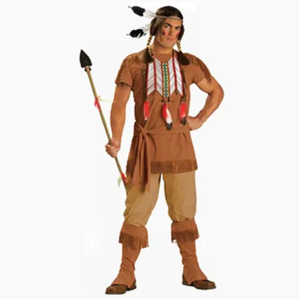 Wholesale Haunted House Caveman Costume for Adult Halloween