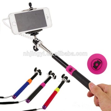 flexible cell phone rotation aluminum monopod for IOS android Fashion selfie stick
