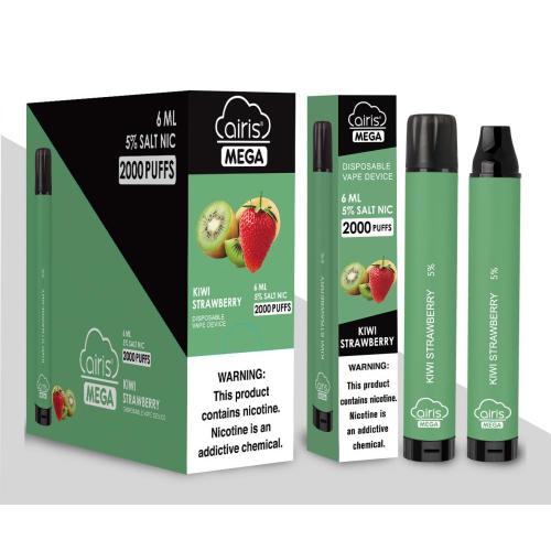 Venta al por mayor de todos los Falvores desechables Vape Pen Airis Mega