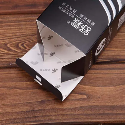 Silver Card Cosmetics Skin Care Products Box Custom