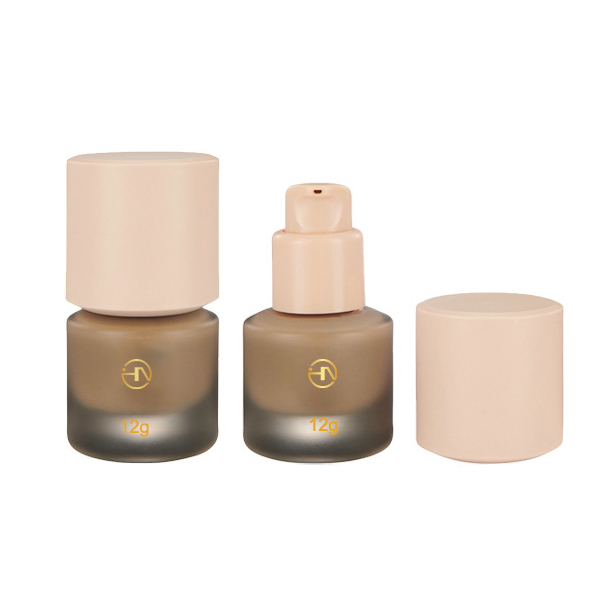 empty foundation bottle with pump