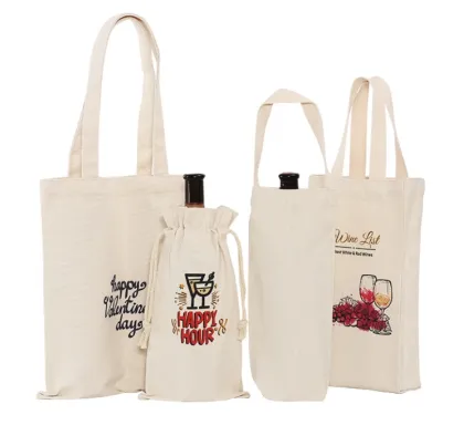 Promotional Cotton Bottle Bags