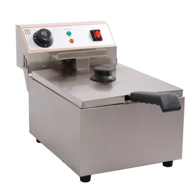 Kitchen Hotel Commercial 2-Tank 2-Basket Electric Fryer