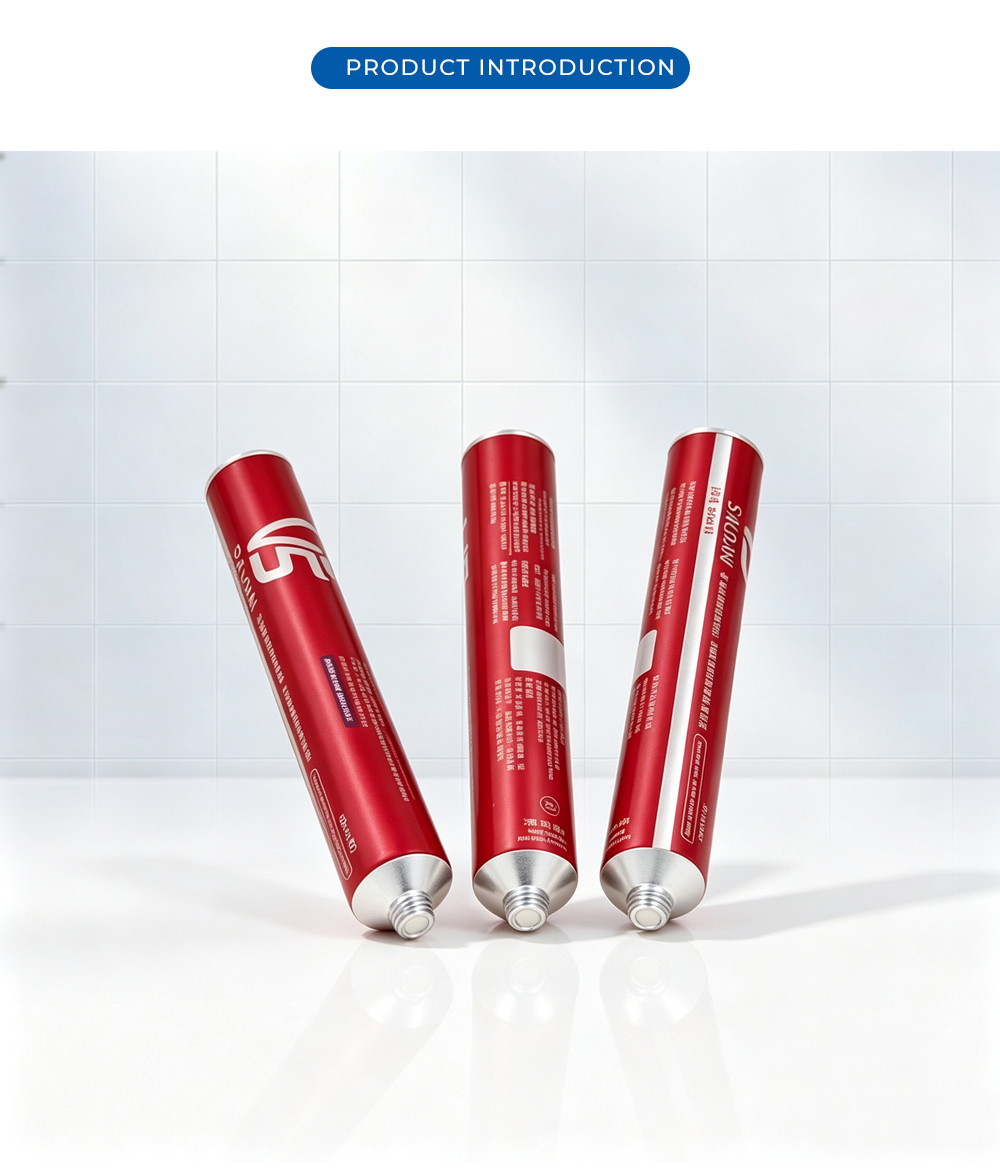 Screw Thread Aluminum Tubes For Hair Color Cream X Φ32 tube