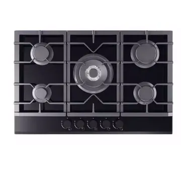 5 Burners Built-In Gas Cooktop with Safety Device for LPG Stoves