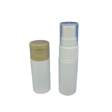 HDPE Round Bottle 15ml with Flip Cap and Sprayer for Packaging