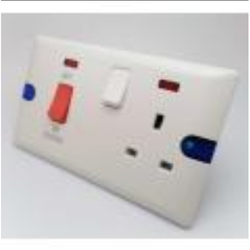 double household bakelite wall switch socket