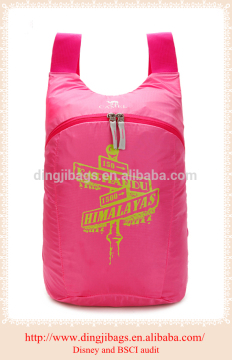 Promotional waterproof foldable backpack bag