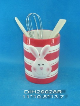 Pintado a mano titular de utensilios de cerámica para la decoración de Pascua