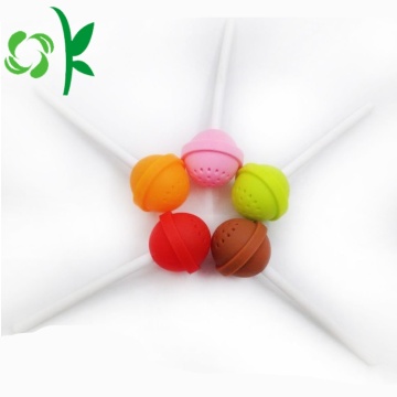 Infusión colorida de la especia de la bolsita de té del silicón del diseño del Lollipop