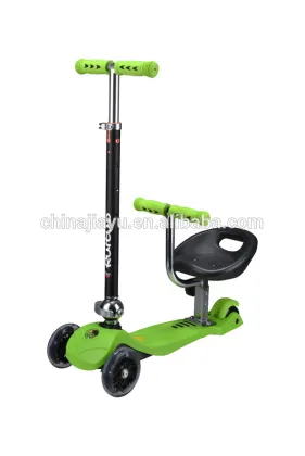 kick n go scooter with LED flashing wheel cheap kick scooter