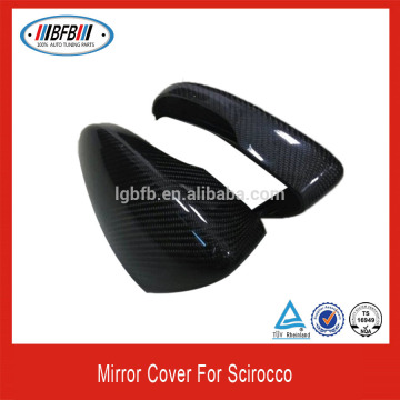 China factory body kits carbon FOR VW Scirocco 2014 side car mirror cover flag
