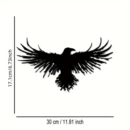 Dynamic Flying Eagle Sticker for Hood