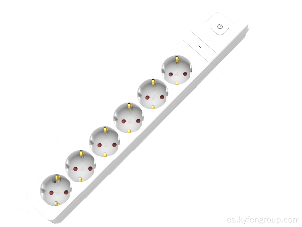 Alemania Strip Power Strip con protección contra sobretensiones