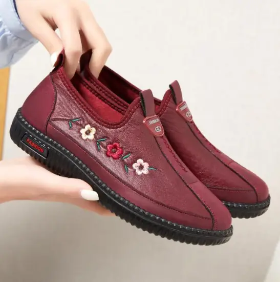 Men's Cool Trend Walking Style Shoes: Breathable Leather Casual Sneakers
