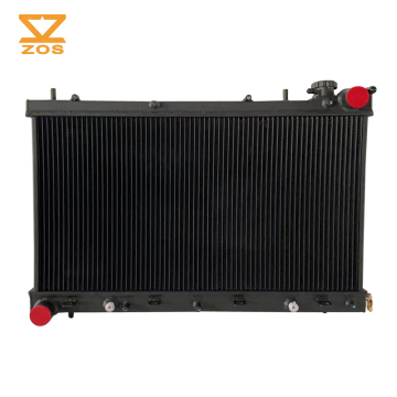 Aluminum Radiator for Subaru Forester 2.5L H4 2458cc Turbo 2002-2008 with Fillerneck