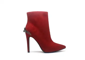 Ladies ankle boots with Crown ornament