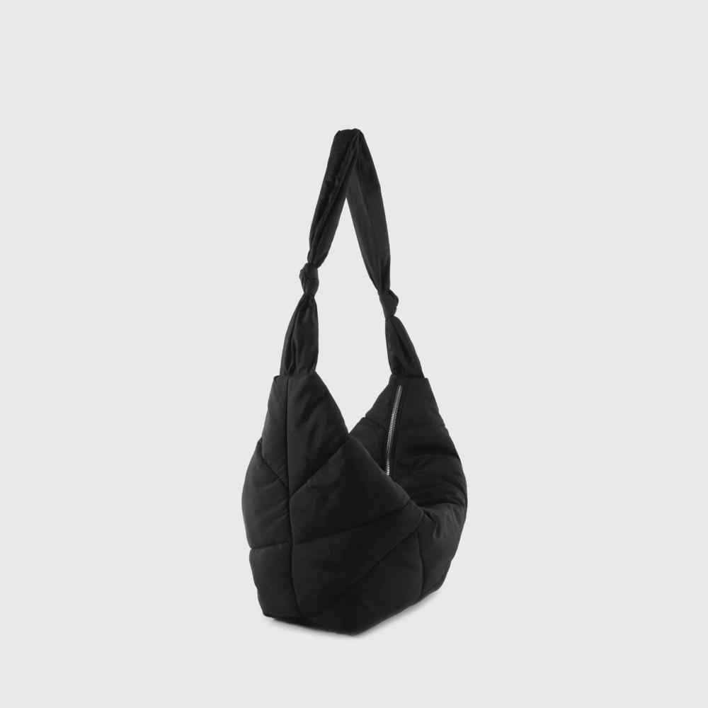 Black Quilted Hobo shoulder Bags