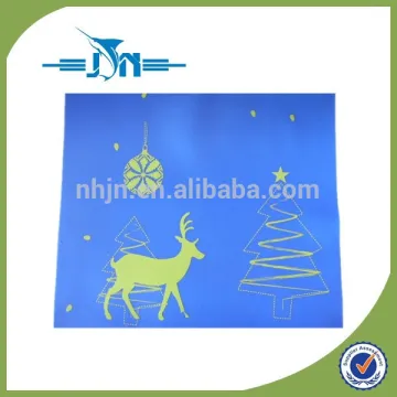 silicone colorful print table decoration mat