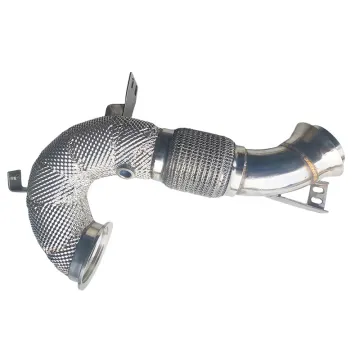 Modified AMG Car Exhaust Muffler Downpipe for Benz AMG GT50 GT53 3.0 (2019-2020) Catted
