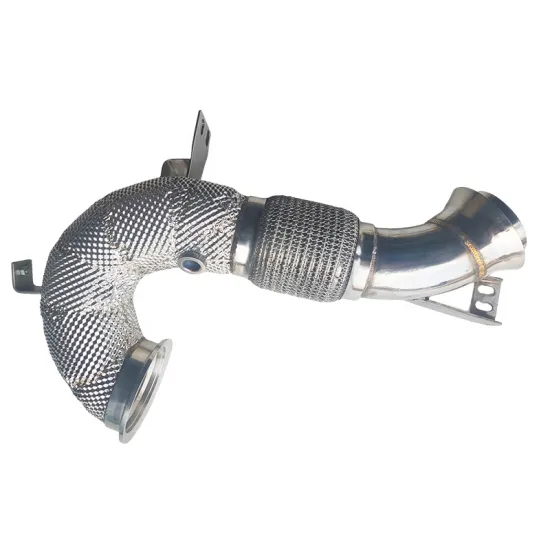 Modified AMG Car Exhaust Muffler Downpipe for Benz AMG GT50 GT53 3.0 (2019-2020) Catted