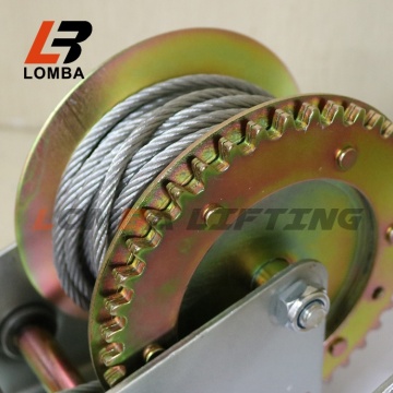 Steel Cable Reeling Hand Winch Machine - 600LBS to 3000LBS