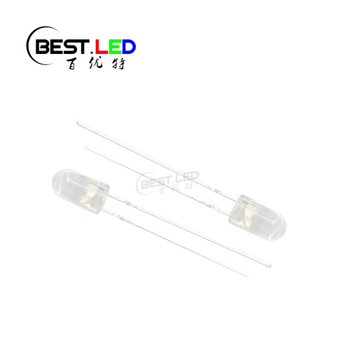 Super Bright 5mm Amber Yellow LED without Collar