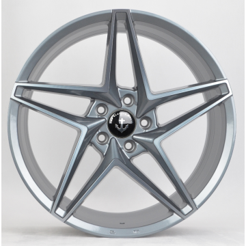 سبائك Gunmetal Gray Rims