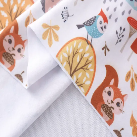 Double Brushed Polyester Animal Printed DBP Fabric for Cartoon Printing