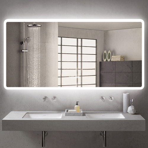 Μοντέρνο καθρέφτη με λυχνίες μπάνιου με φως LED