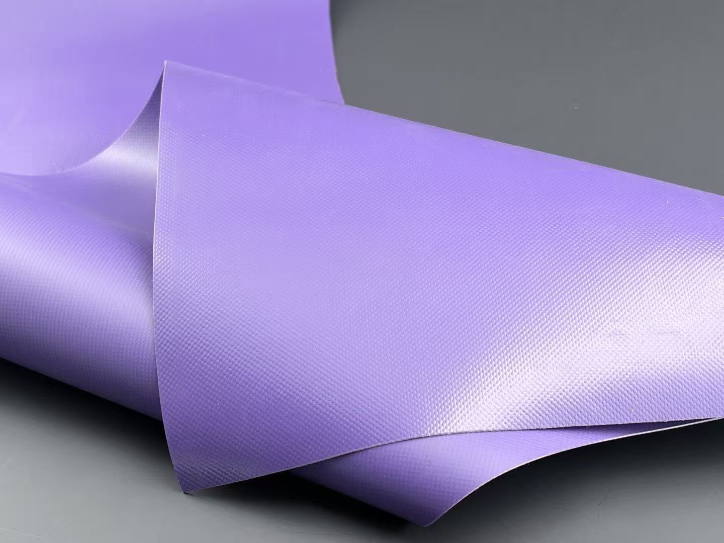 Lona revestida de PVC roxo 875GSM