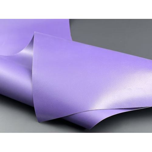 Lona revestida de PVC roxo 875GSM