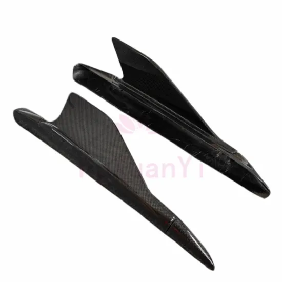 True Carbon Fiber Cairisto Style Side Wrap Corner Pair Body Kit for 15-18 Ferrari 488