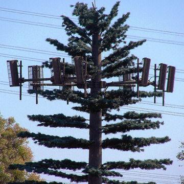 High pressure bionic pine tree mast with steel tower, ISO 9001 certified