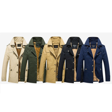 2025 Fashion Brand Mid-Long Casual Tech Fleece Hooded Windbreaker Jacket - Plus Size Autumn Winter Coat