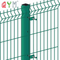 Recinzione in rete di filo saldato verde scuro in PVC