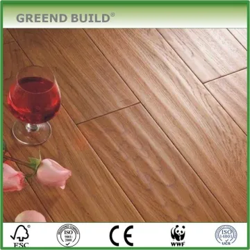 Bathroom wooden floor panels