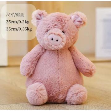 Deep Pink Baby Pigret Plush Sleepk Doll