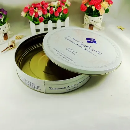 fashion tin can food packing for cookies