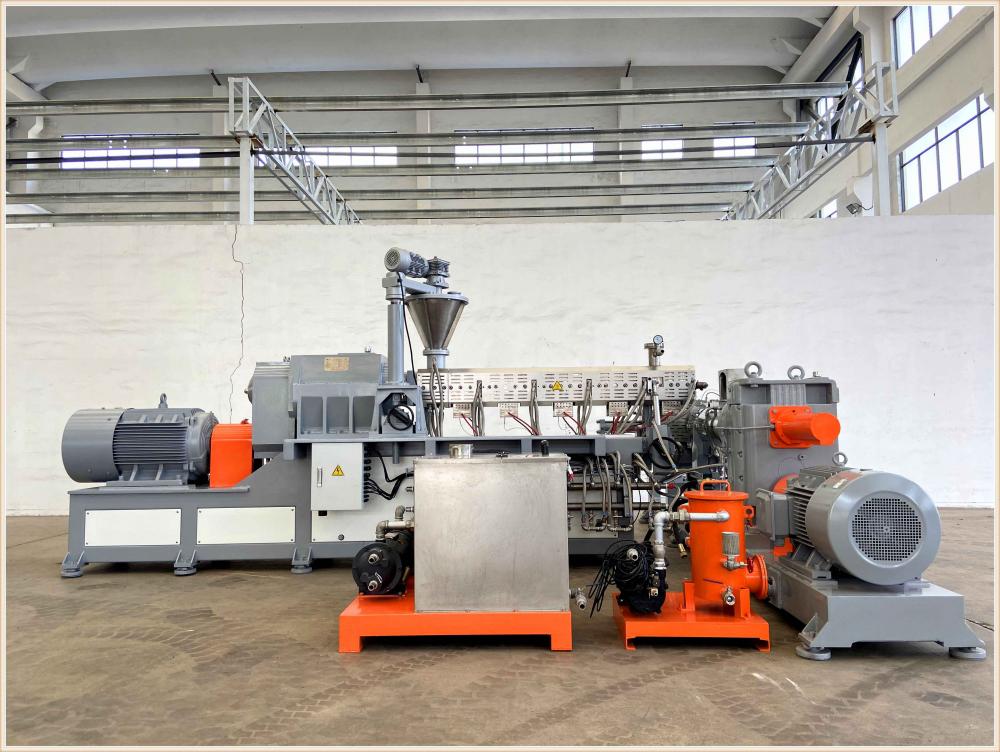 PC with Mg(OH)2 Compounding Extrudering Granules Production Line