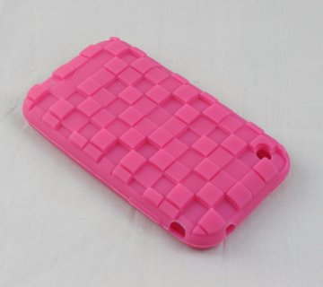Diamonds Concave-convex Textured Silicone Cases For Iphone 3gs