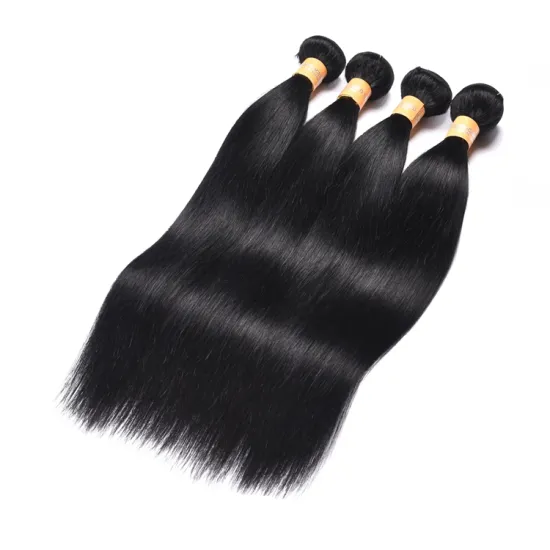 XCCOCO Mink Brazilian Hair Bundles, 1# Jet Black Raw Unprocessed Wholesale Virgin Brazilian Hair