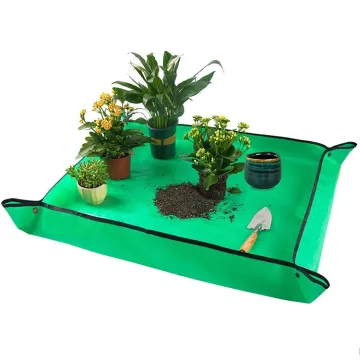 Green Large Reusable Repotting Mat for Indoor Plants: Perfect Gardening Gift for Women and Men, Essential Tool for Garden Bonsai Care